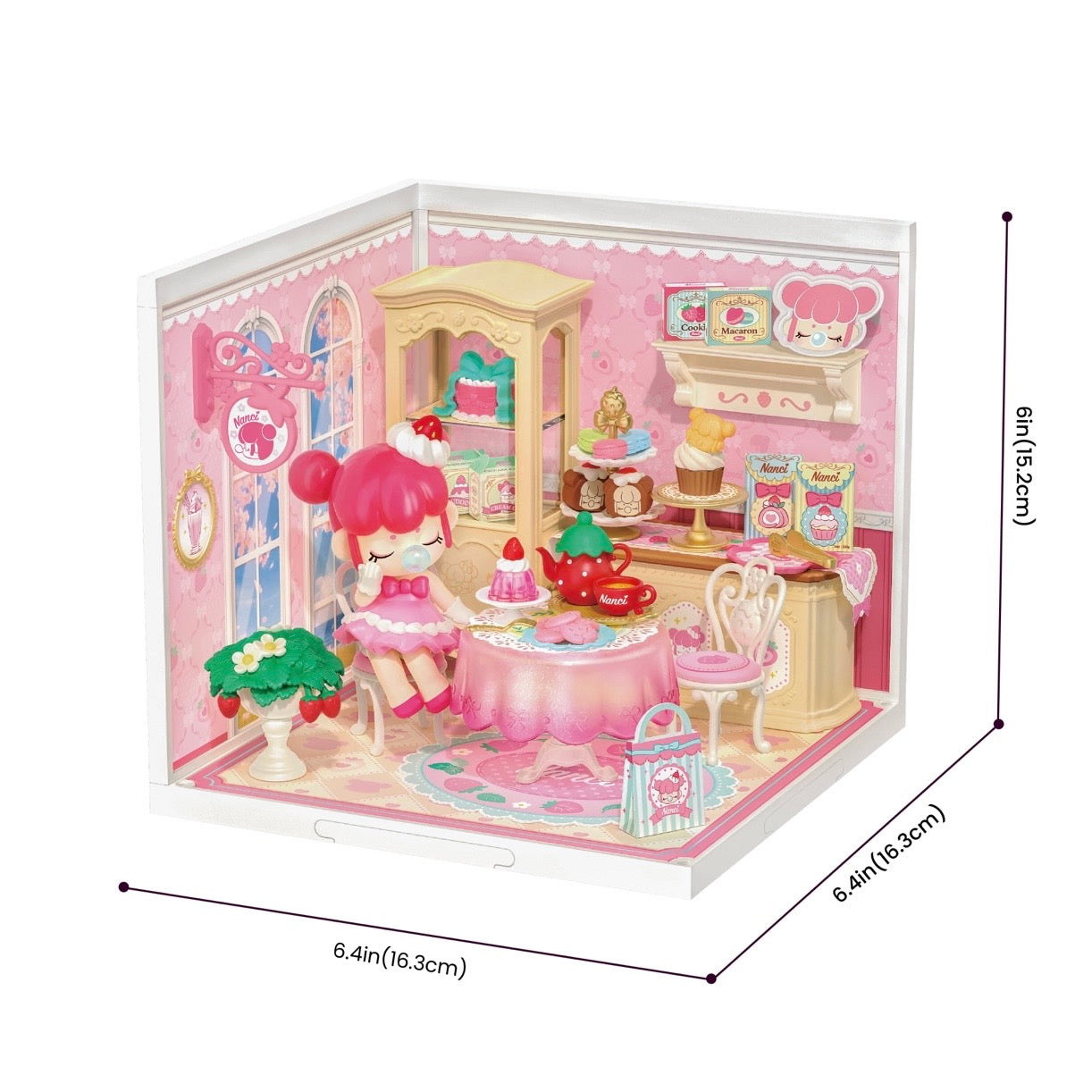 Rolife Nanci Strawberry Teatime Super Creator Miniature House DWL07