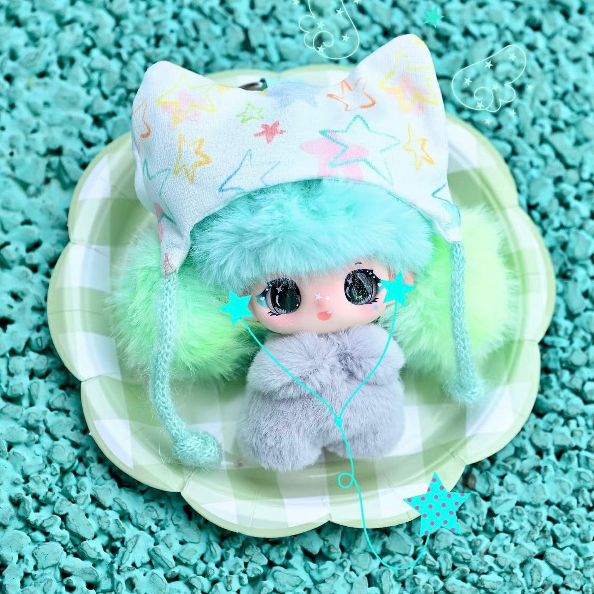 YONNNA Bling Bling Sweet Age Plush Pendant Blind Box