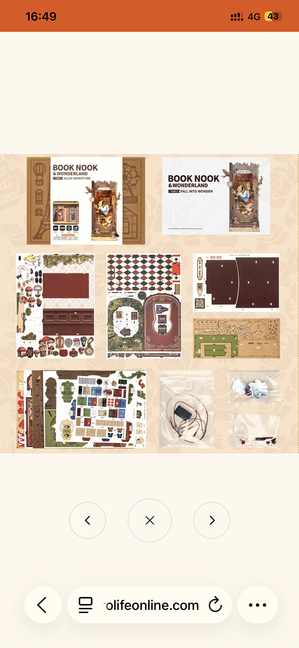 Rolife DIY Book Nook Kit - Fall into Wonder TGB12