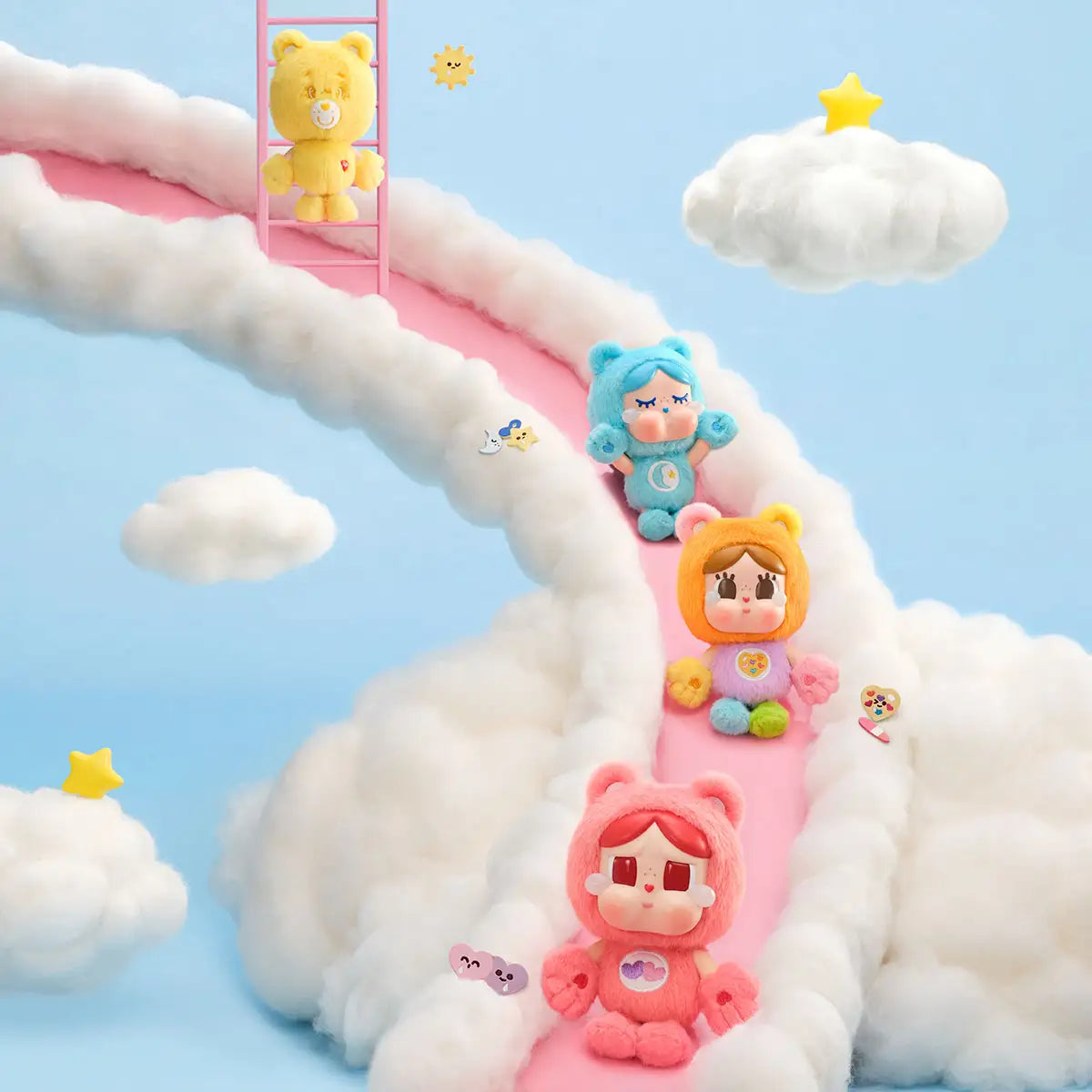CRYBABY x Care Bear Series Vinyl Plush Pendant Blind Box