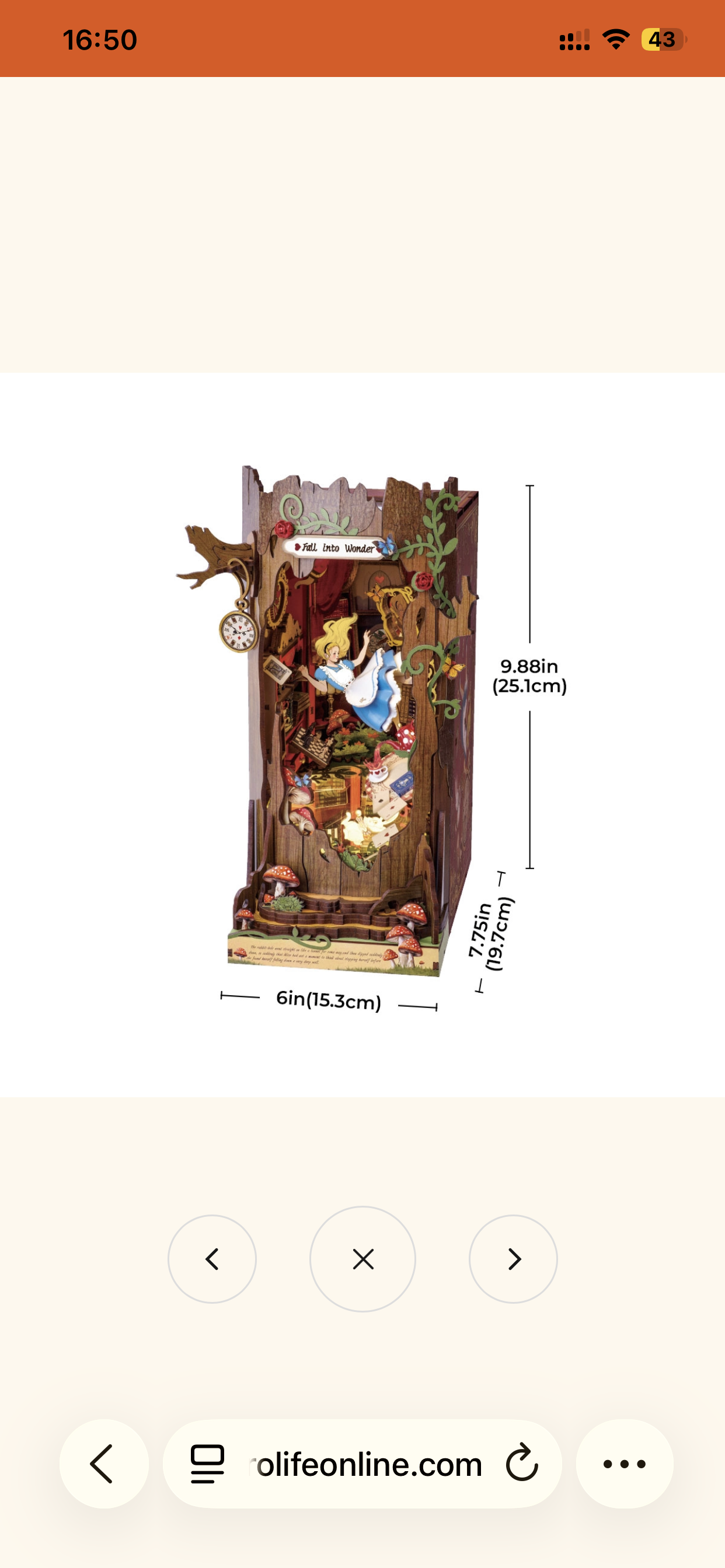 Rolife DIY Book Nook Kit - Fall into Wonder TGB12