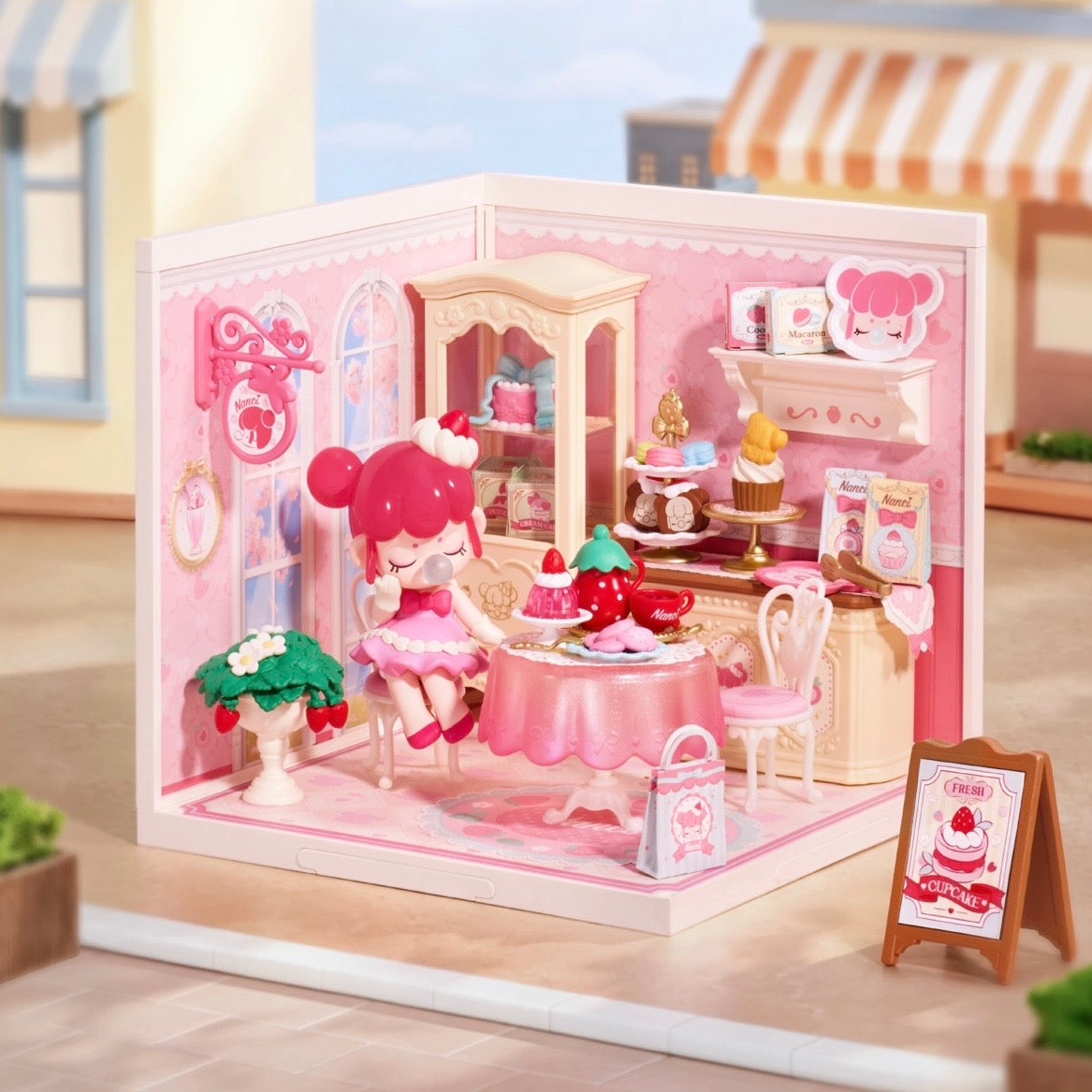 Rolife Nanci Strawberry Teatime Super Creator Miniature House DWL07