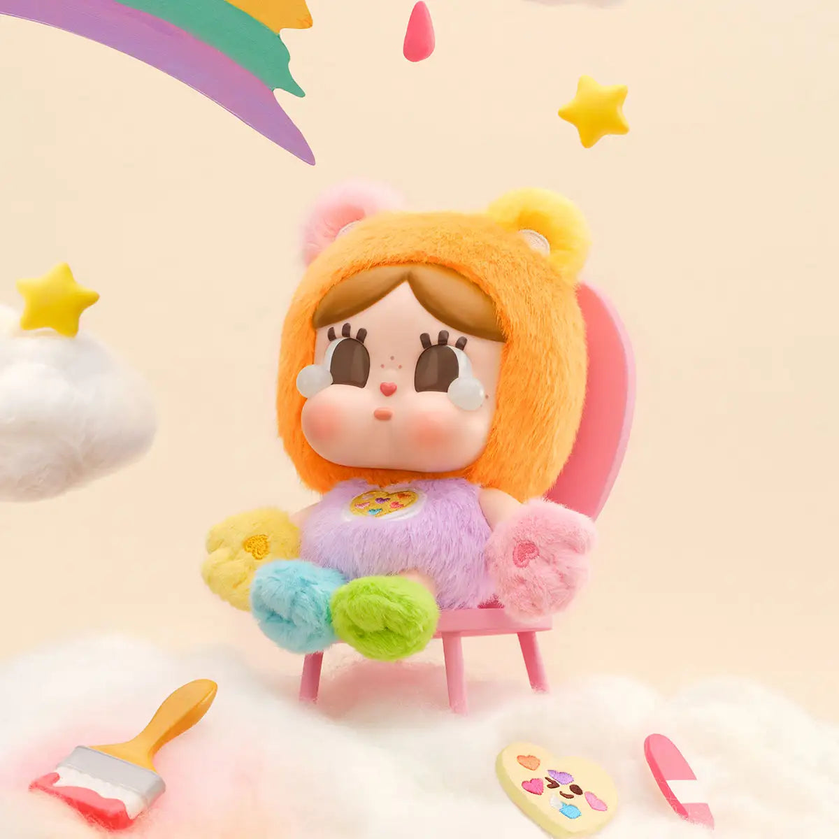CRYBABY x Care Bear Series Vinyl Plush Pendant Blind Box