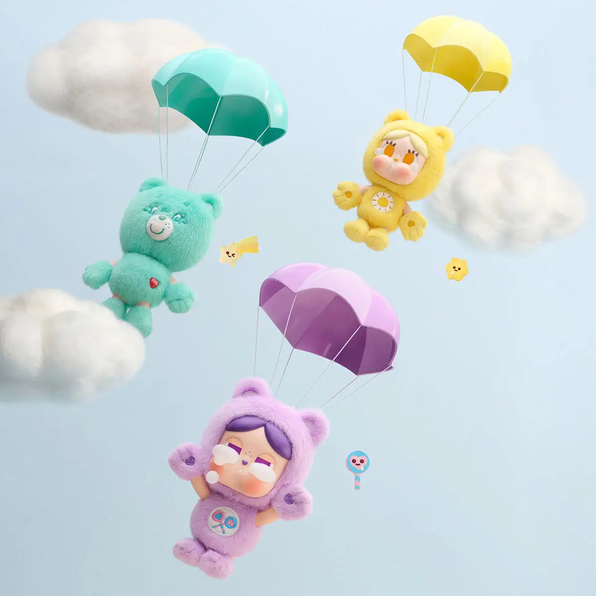CRYBABY x Care Bear Series Vinyl Plush Pendant Blind Box