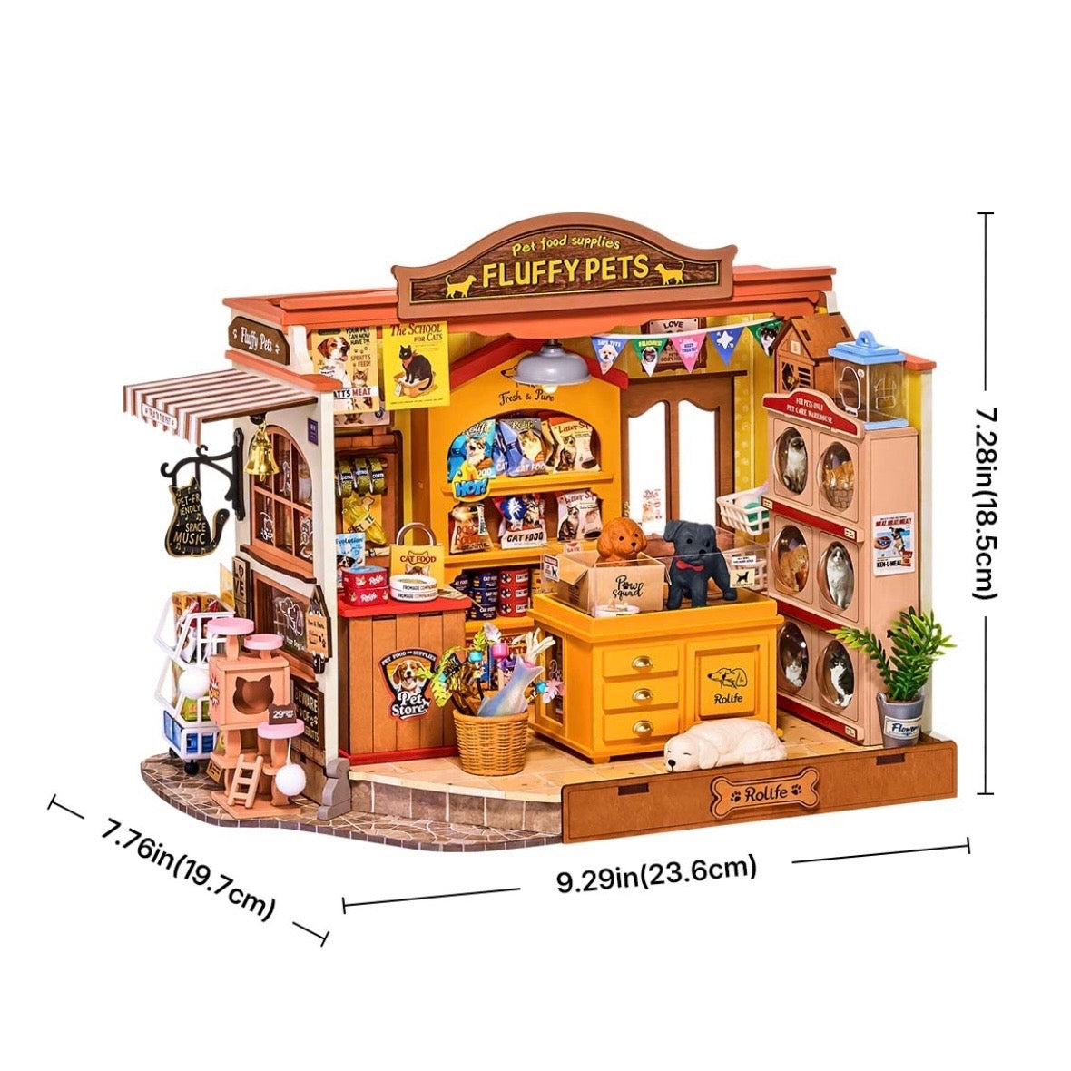Rolife DIY Miniature House - Fluffy Friends Store DG185