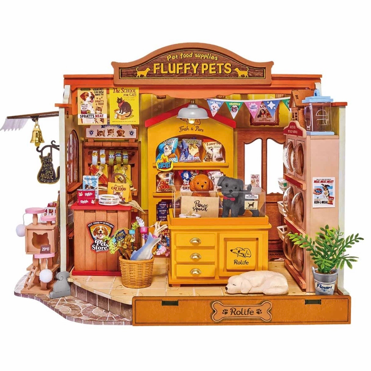 Rolife DIY Miniature House - Fluffy Friends Store DG185