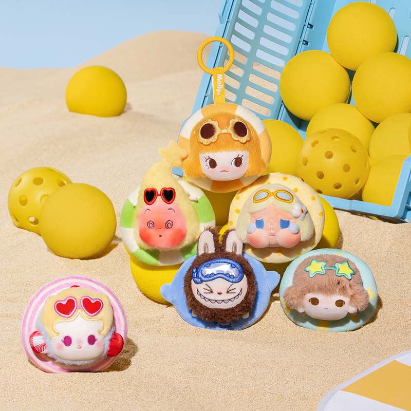 【POP BEAN】ISLAND VACATION SERIES MINI PLUSH PENDANT BLIND BOX