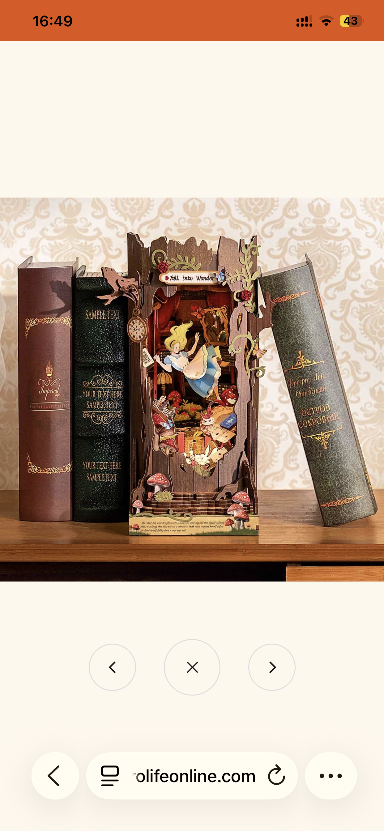 Rolife DIY Book Nook Kit - Fall into Wonder TGB12