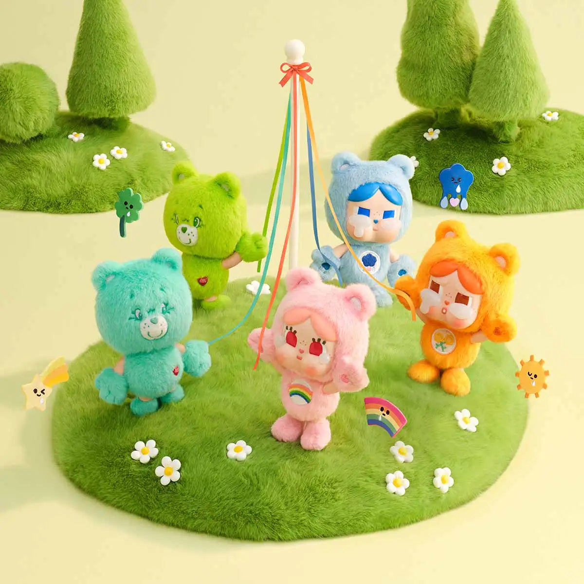 CRYBABY x Care Bear Series Vinyl Plush Pendant Blind Box