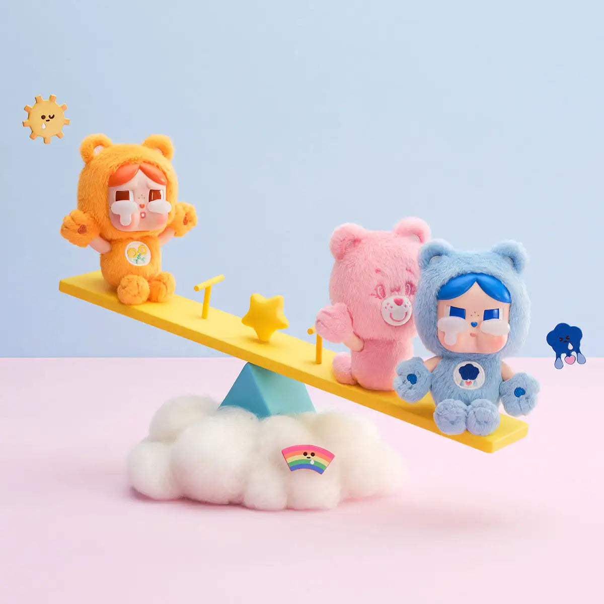 CRYBABY x Care Bear Series Vinyl Plush Pendant Blind Box