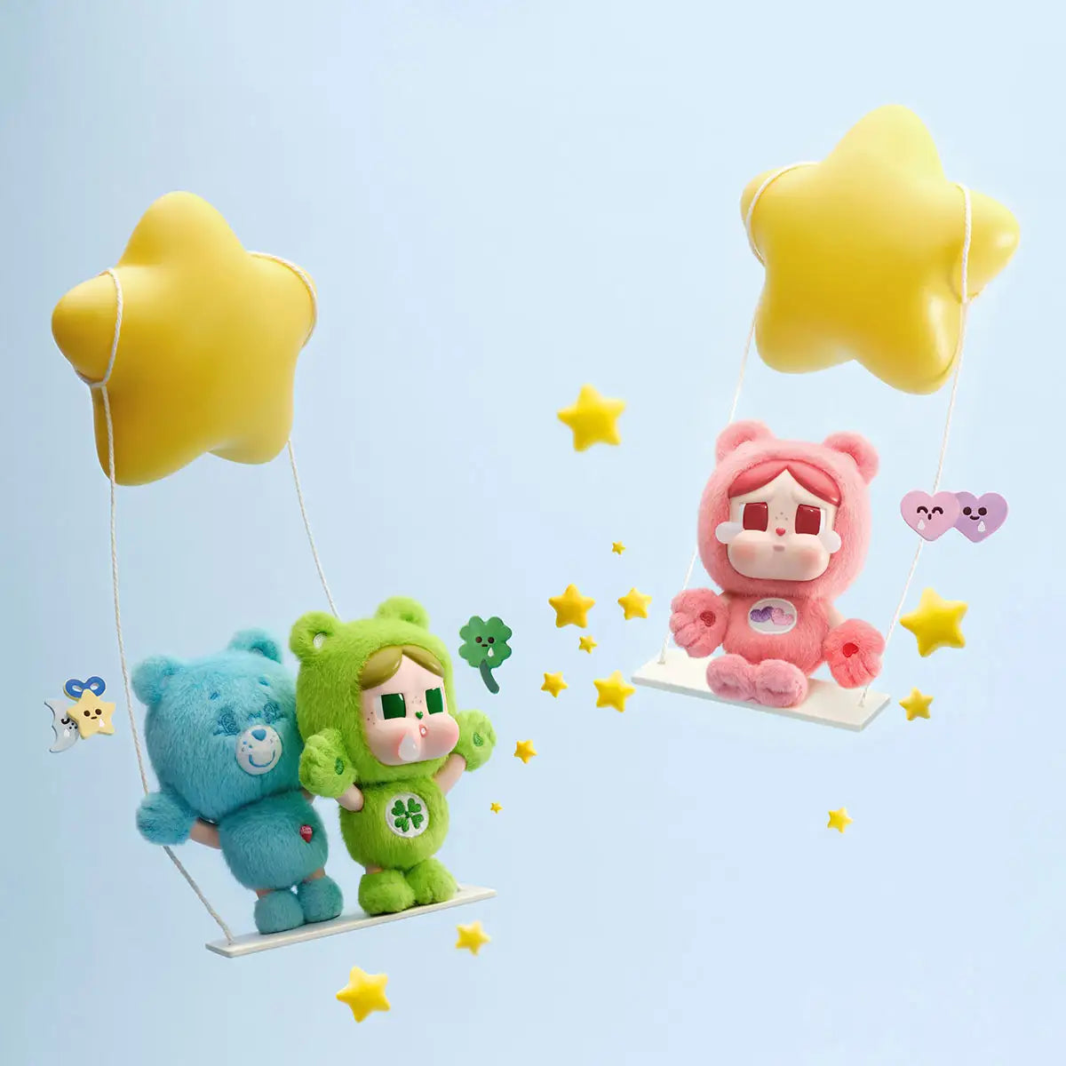 CRYBABY x Care Bear Series Vinyl Plush Pendant Blind Box
